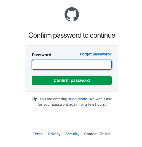 github password